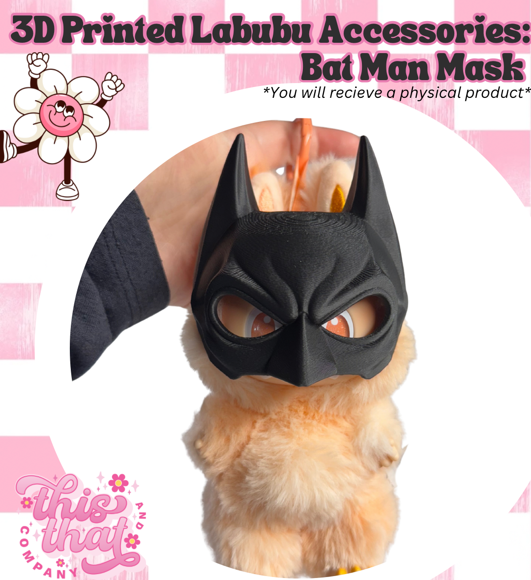 Figure Costume | Keychain Figures | Bat Mask