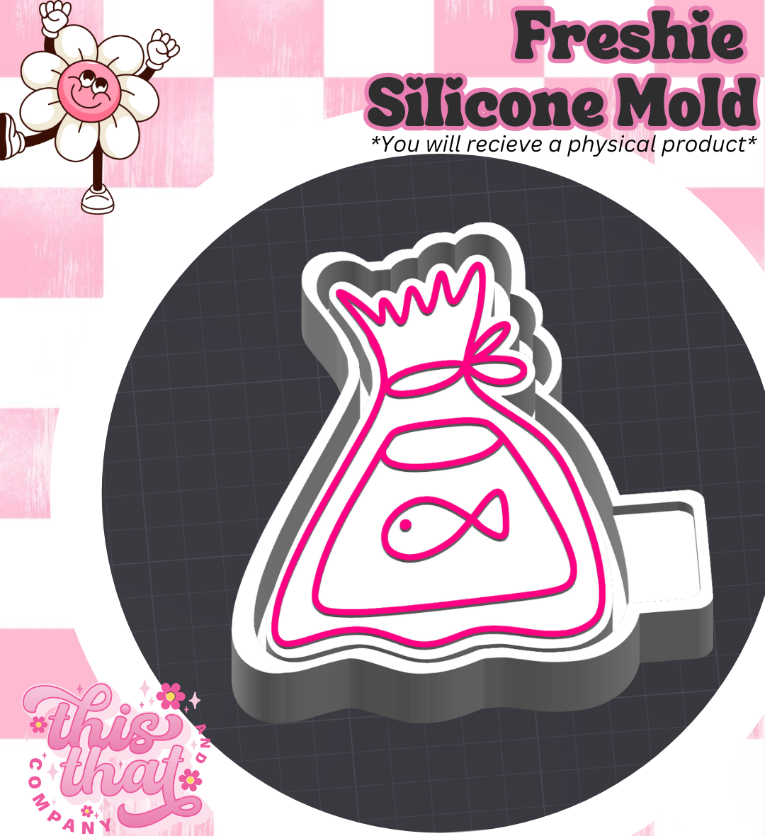 Freshie | Silicone Mold | Fish in a bag