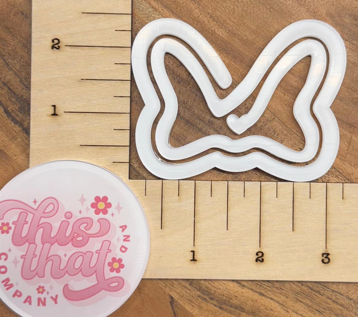 Sublimation Blanks | Sublimation Paper Clip | Acrylic Paper Clip | Mouse Bow
