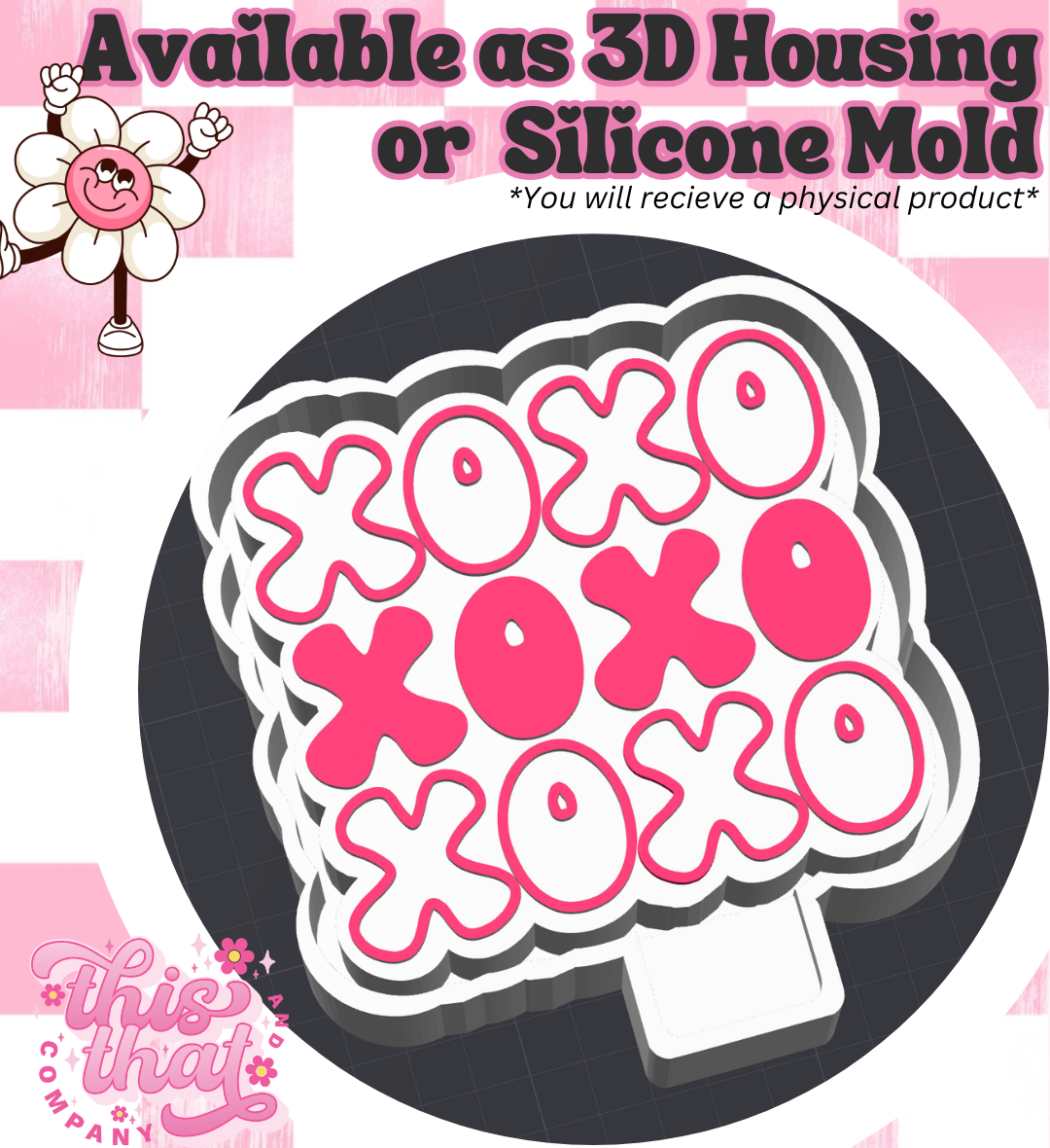 Freshie | Silicone Mold | XOXO