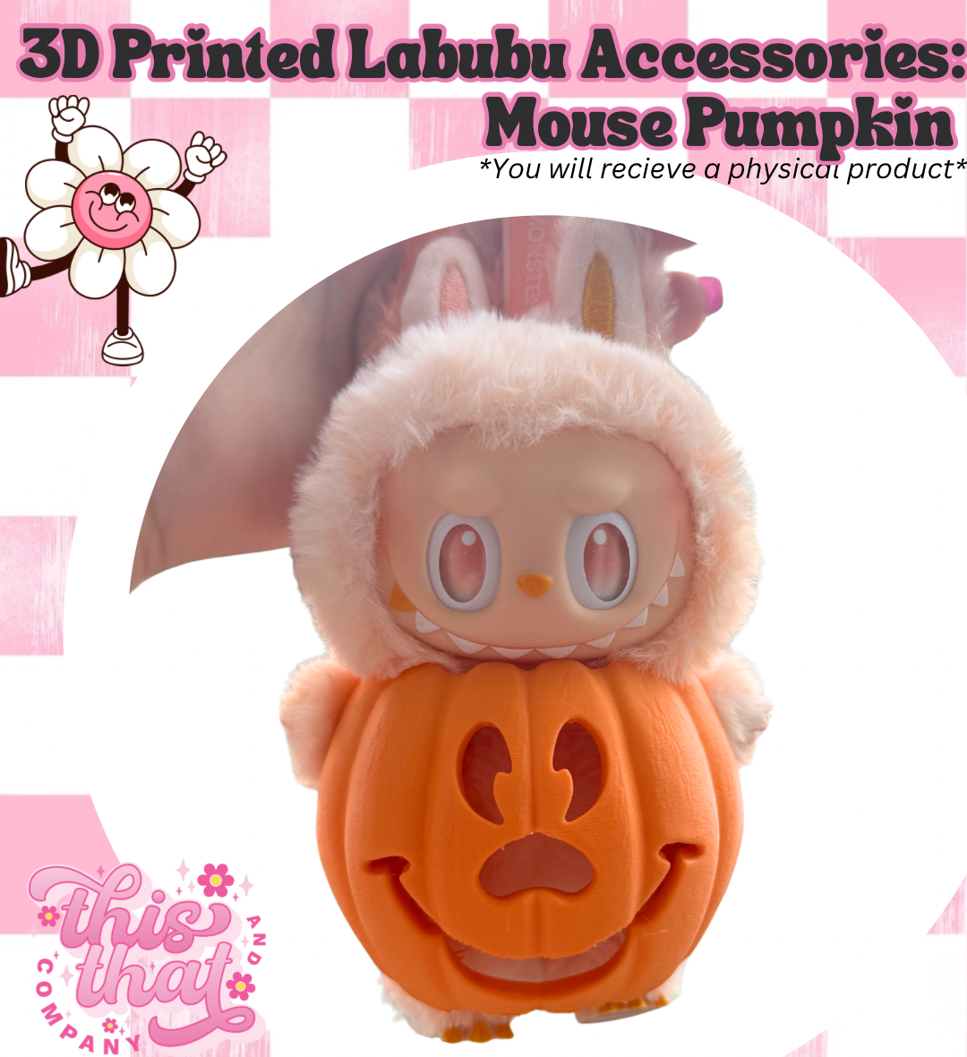 Figure Costume | Keychain Figures | Mouse Pumpkin