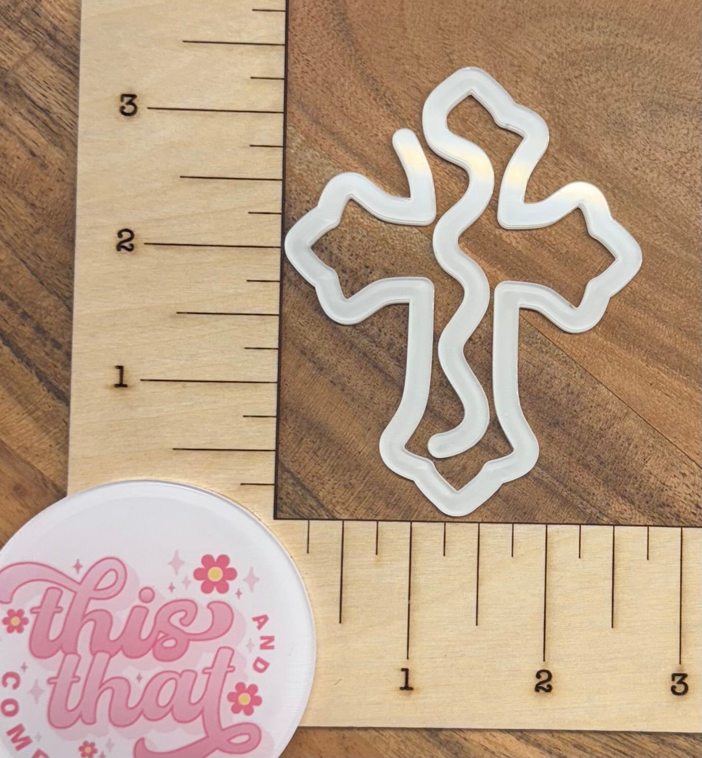 Sublimation Blanks | Sublimation Paper Clip | Acrylic Paper Clip | Cross