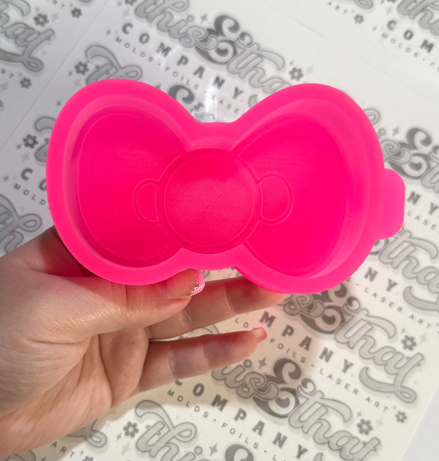 Freshie | Silicone Mold | Kitty Bow