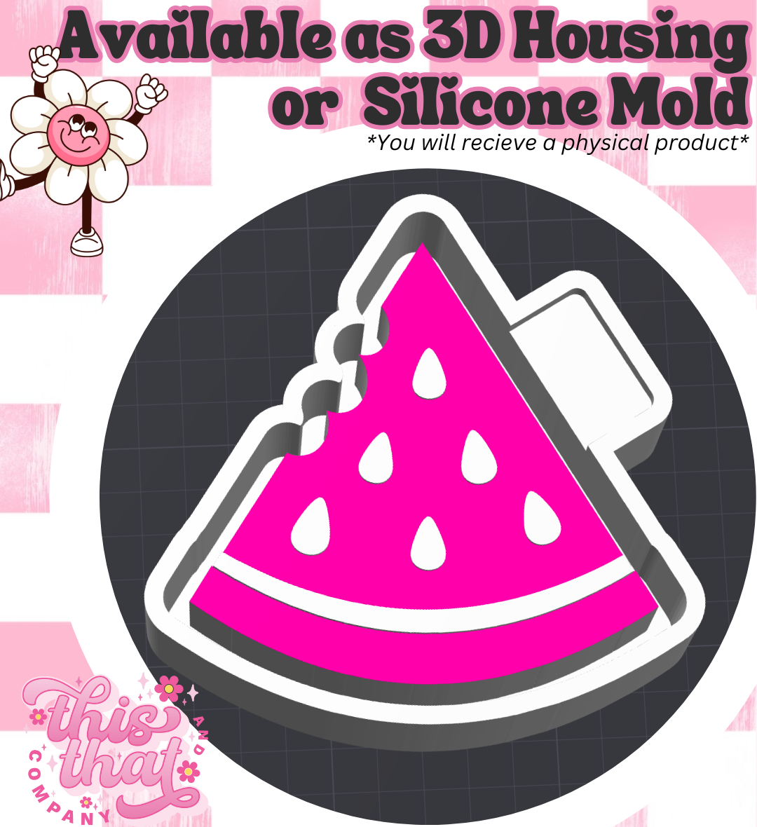 Freshie | Silicone Mold | Watermelon Slice