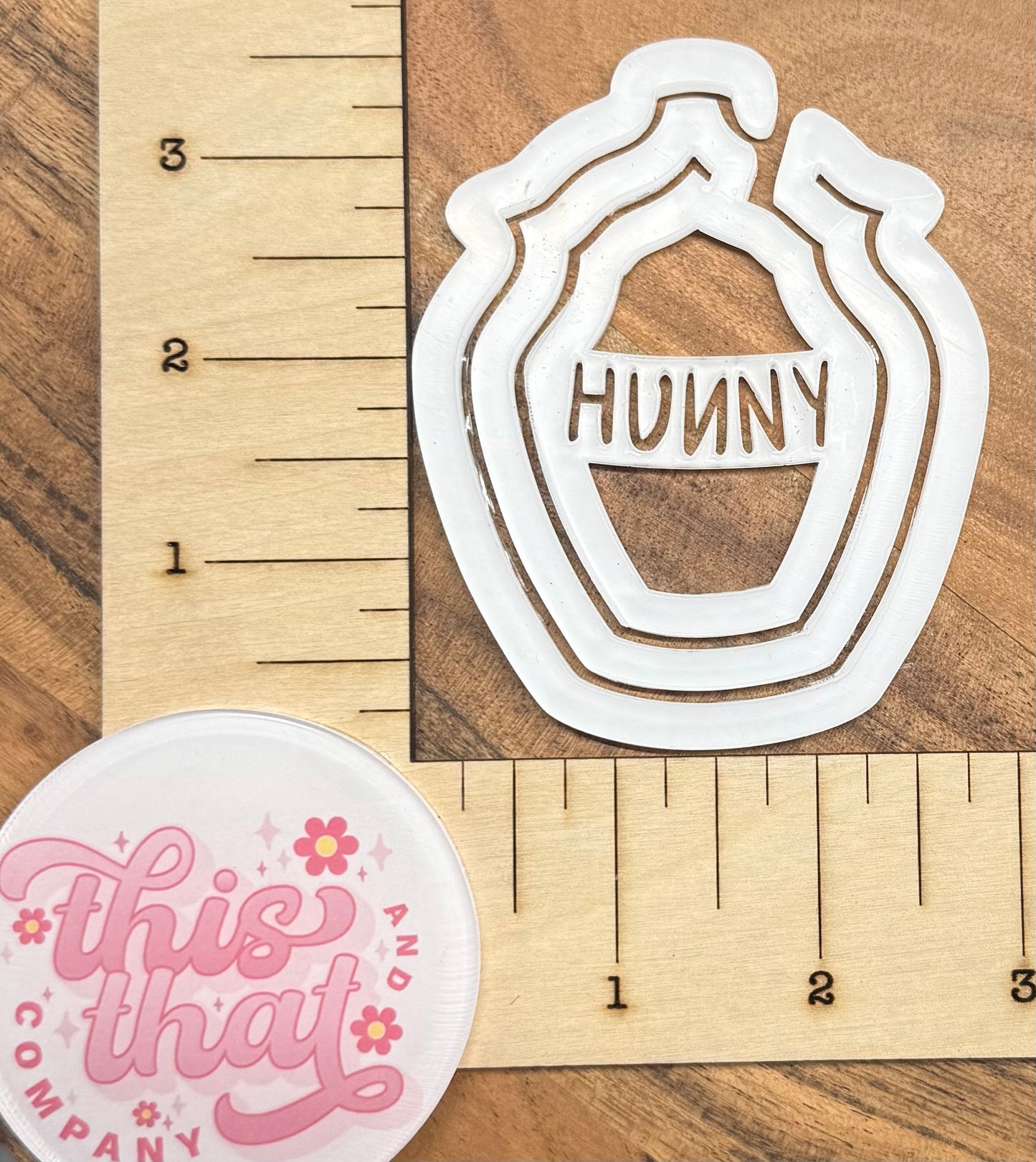 Sublimation Blanks | Sublimation Paper Clip | Acrylic Paper Clip | Honey Pot