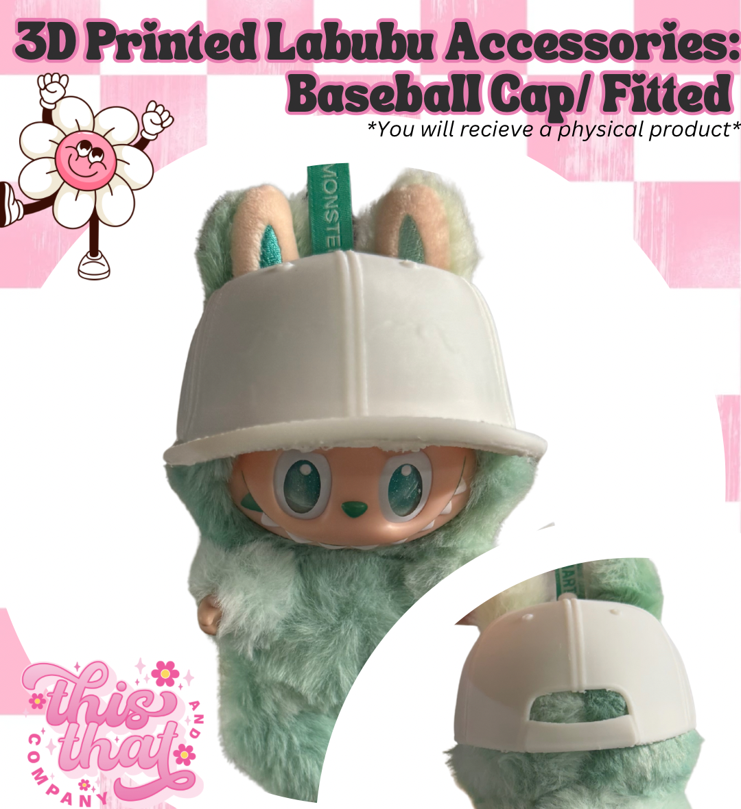 Figure Costume | Keychain Figures | Fitted Baseball Cap