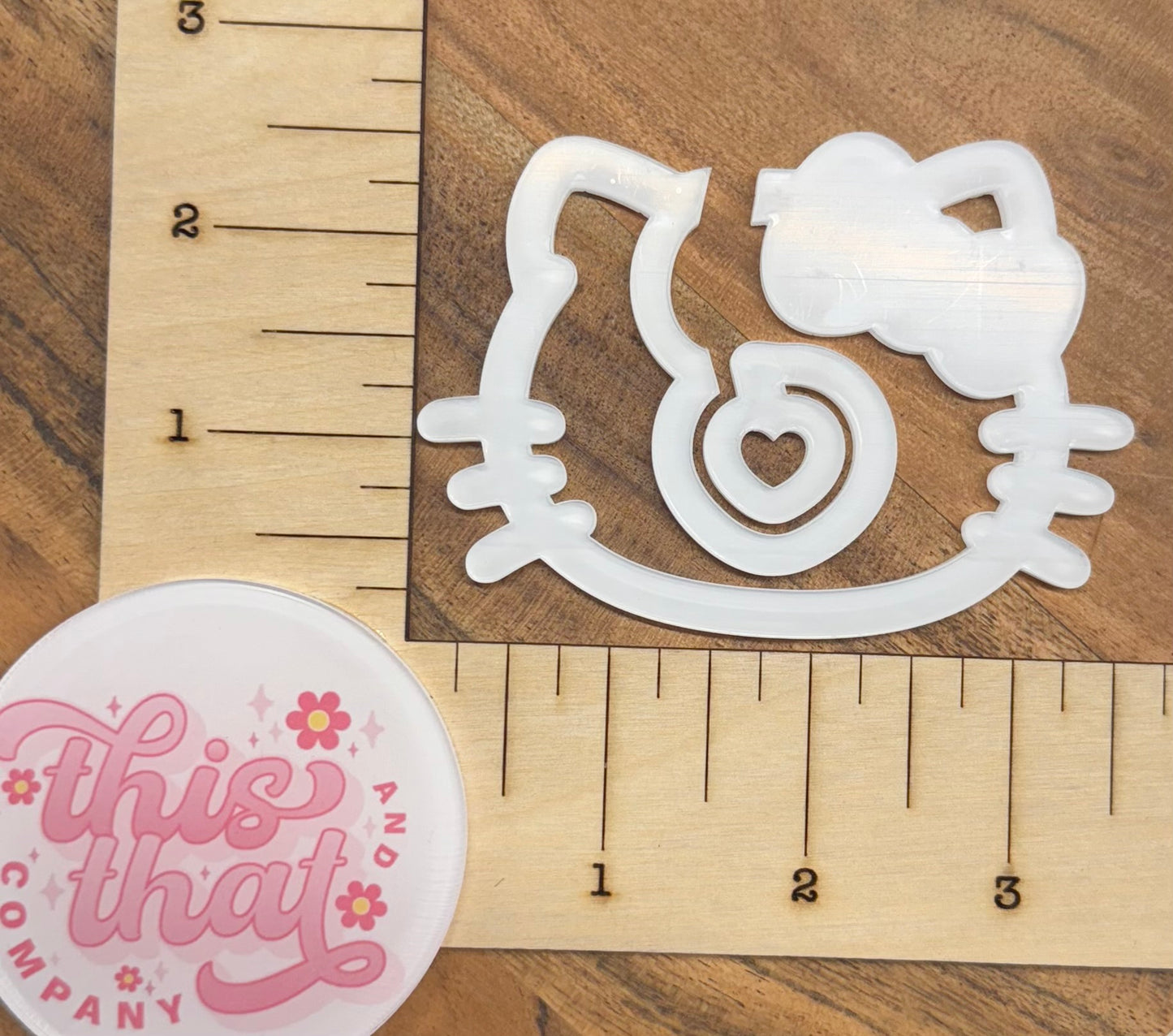 Sublimation Blanks | Sublimation Paper Clip | Acrylic Paper Clip | San Kitty