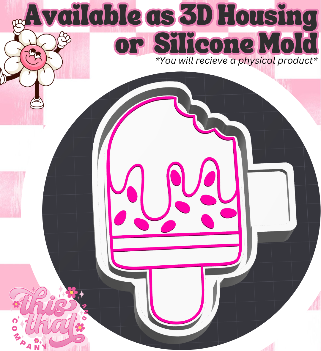 Freshie | Silicone Mold | Watermelon Popsicle