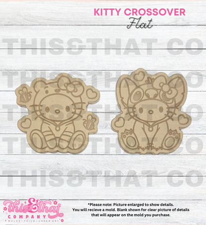 Silicone Mold For Resin | Kitty Crossover Flats