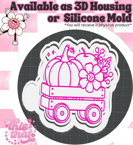 Freshie | Silicone Mold | Autumn Wagon
