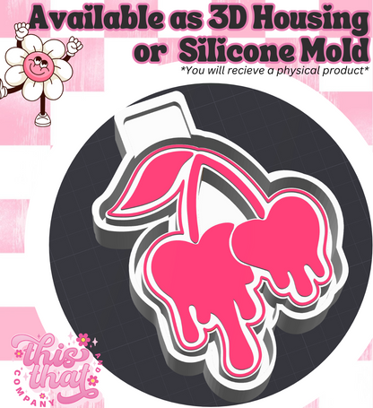 Freshie | Silicone Mold | Drippy Cherries