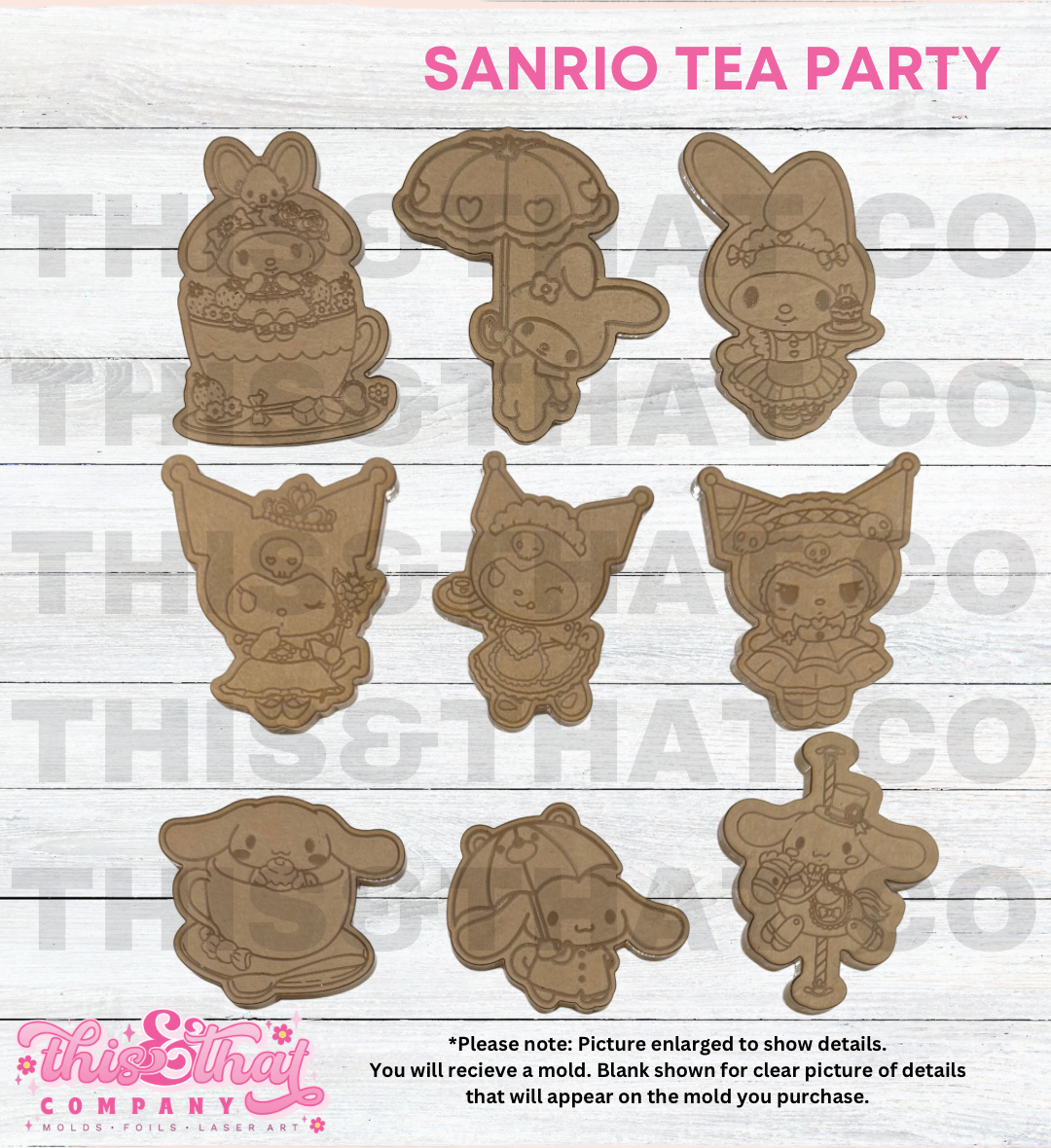 Silicone Mold For Resin | San Tea Party
