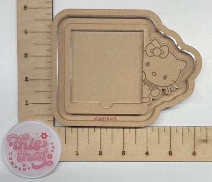 Silicone Mold for Resin | Kawaii San Cat Sticky Note Holder | SHOP EXCLUSIVE
