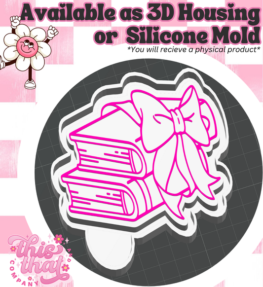 Freshie | Silicone Mold | Book with Bow