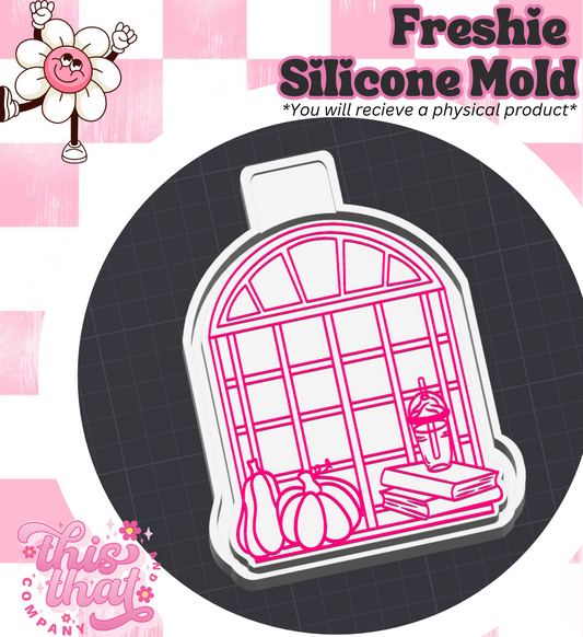 Freshie | Silicone Mold | Fall Cathedral Window