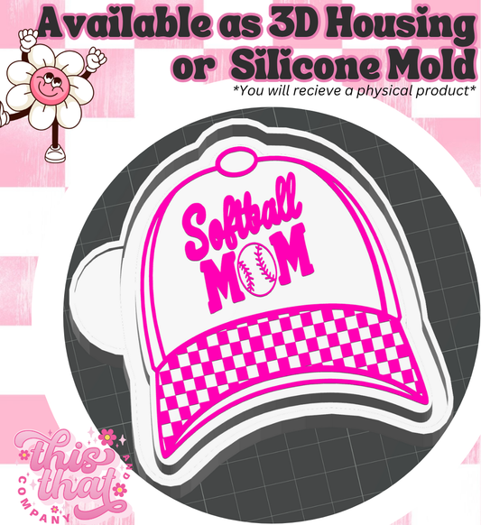 Freshie | Silicone Mold | Softball Mom Cap