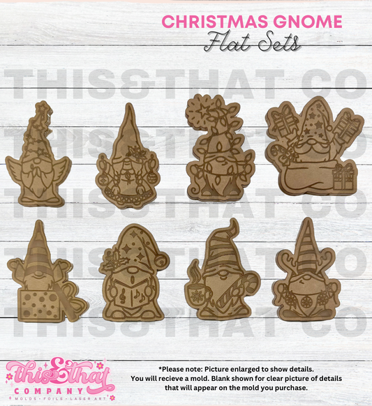 Silicone Mold For Resin |  Christmas Gnomes