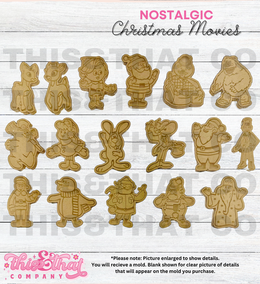 Silicone Mold For Resin |  Nostalgic Christmas Movies