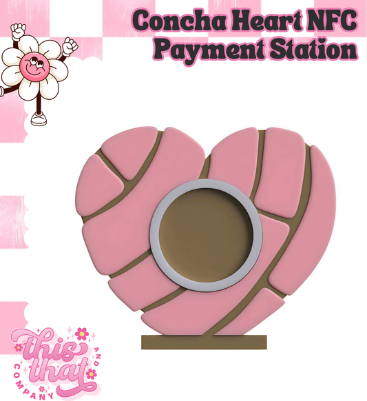3D Print | Payment Station | FULLY CUSTOMIZABLE | Concha Heart