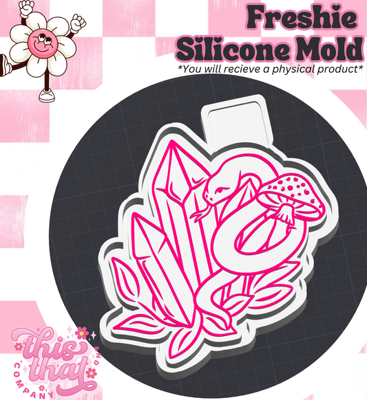 Freshie | Silicone Mold | Diamond & Snake