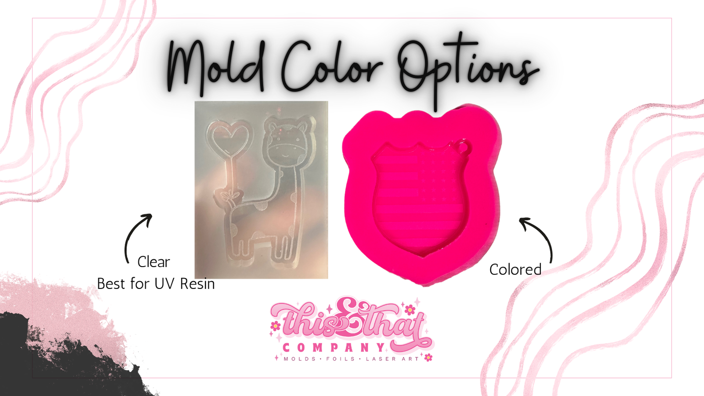 Silicone Mold For Resin | Magical Mouse Wreath Ornaments