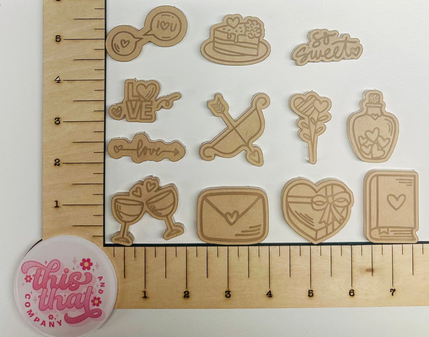 Silicone Mold For Resin | Generic VDay Flats