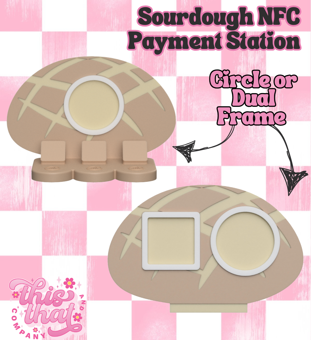 3D Print | Payment Station | FULLY CUSTOMIZABLE | Sourdough