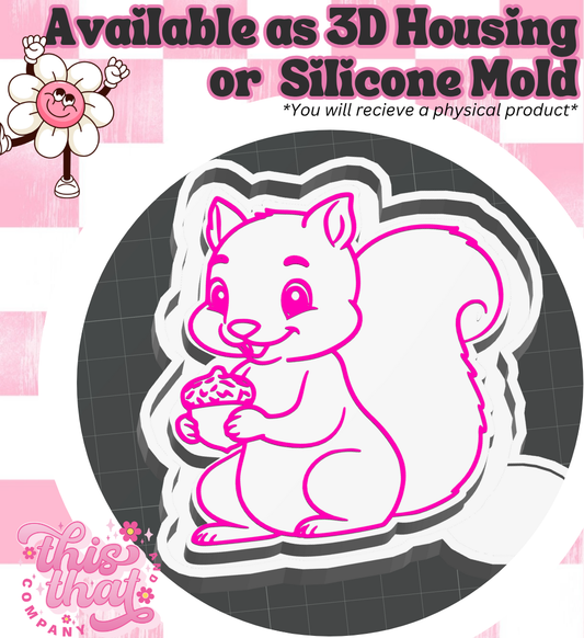 Freshie | Silicone Mold | Squirrel