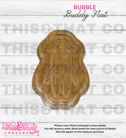 Silicone Mold for Resin | Bubbly Guy Cartoon