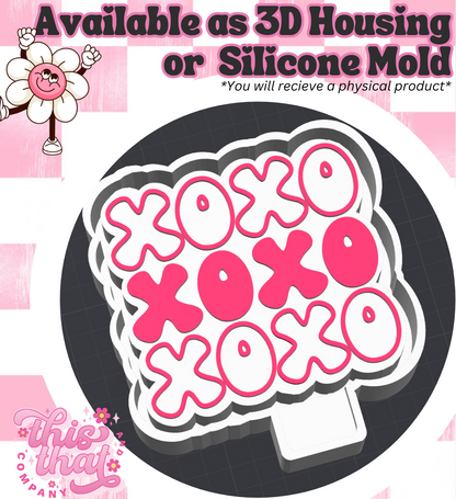 Freshie | Silicone Mold | XOXO