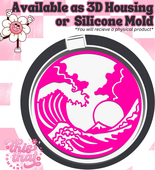 Freshie | Silicone Mold | Beach Waves