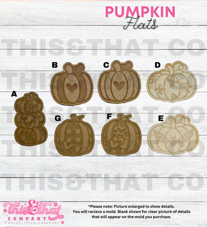 Silicone Mold For Resin | Pumpkins