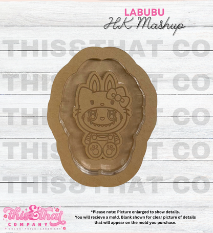 Silicone Mold for Resin | Monster Bubu Cat Mashup