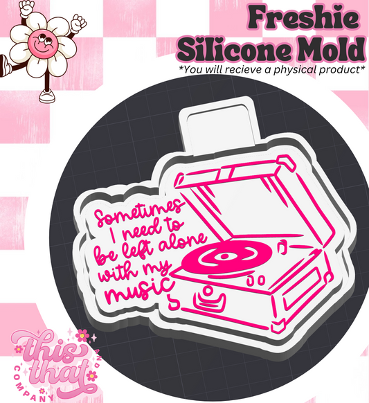 Freshie | Silicone Mold | Record Player