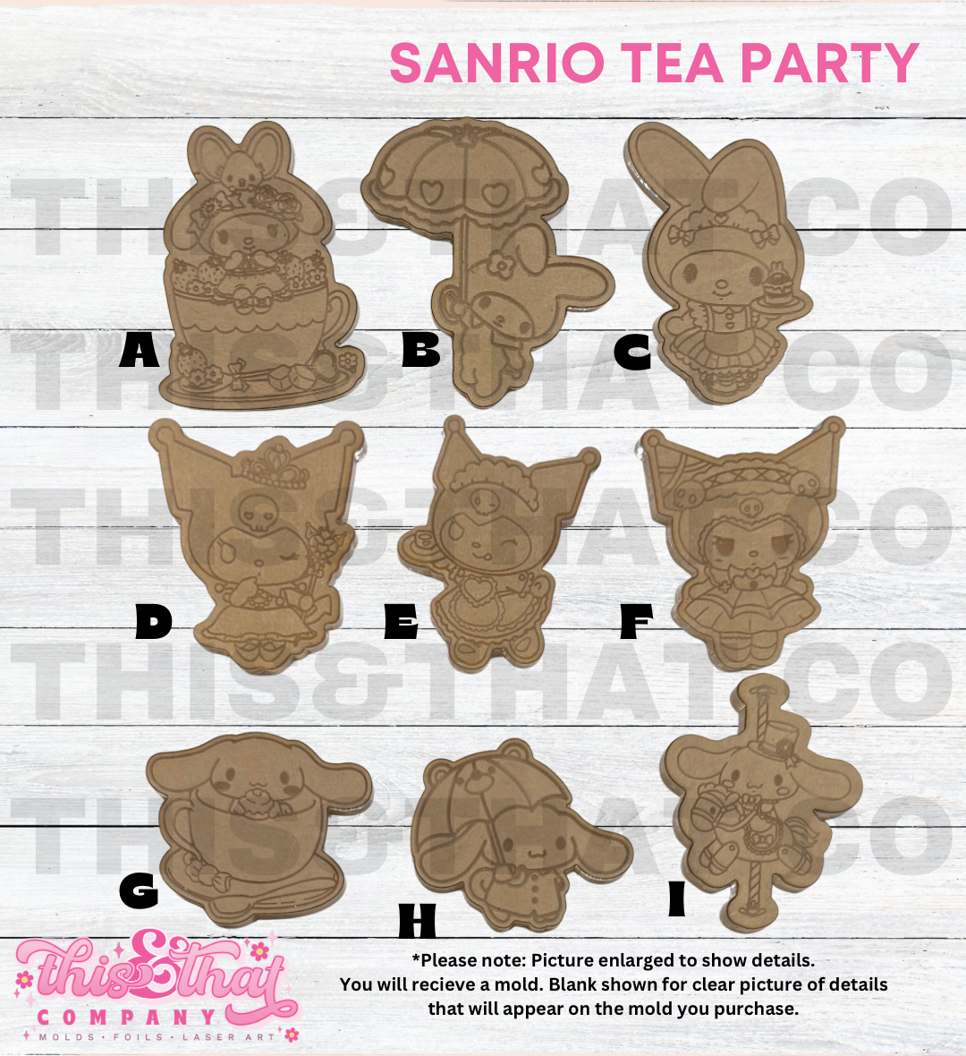 Silicone Mold For Resin | San Tea Party