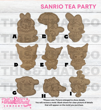 Silicone Mold For Resin | San Tea Party