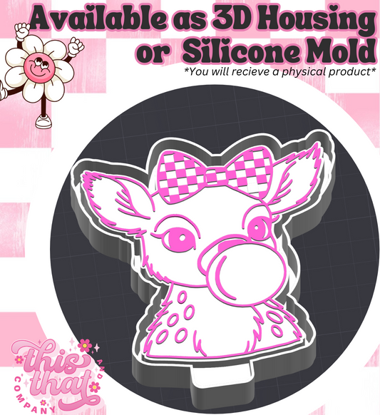 Freshie | Silicone Mold | Bubblegum Deer