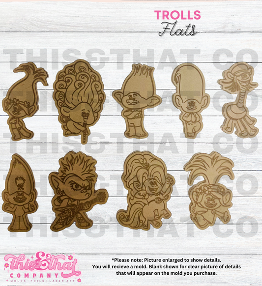 Silicone Mold For Resin | Trolls Flats