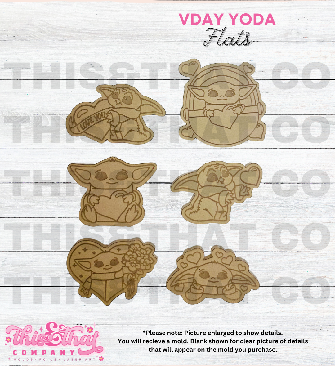 Silicone Mold For Resin | VDay Alien Flats