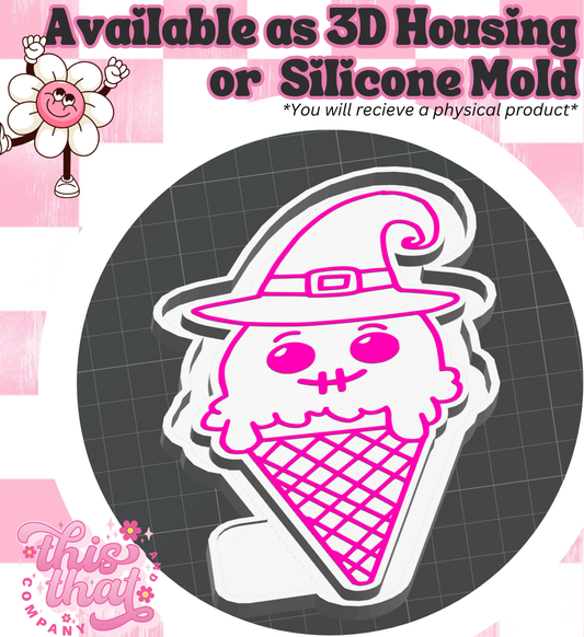 Freshie | Silicone Mold | Witchy Ice Cream