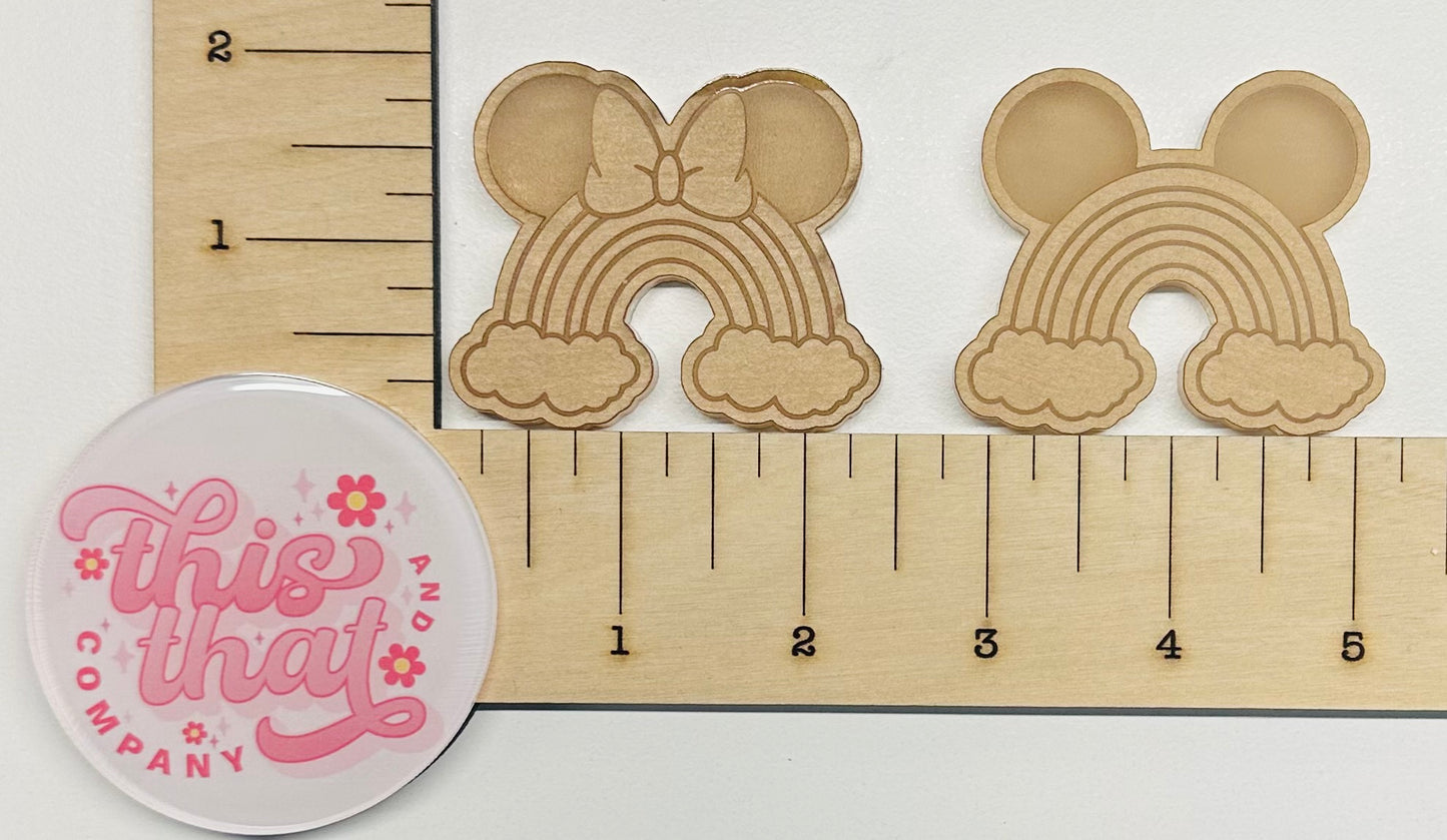 Silicone Mold For Resin | Mouse Ear Rainbows