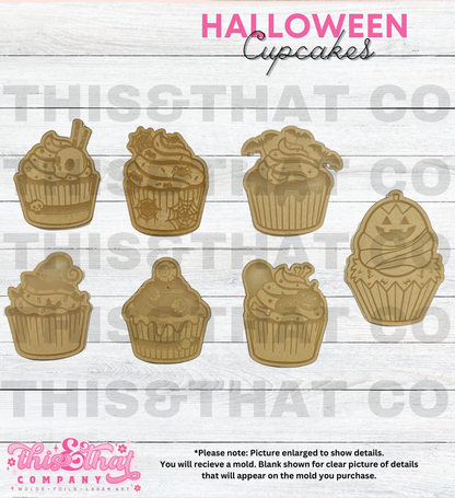 Silicone Mold | Spooky Cupcakes