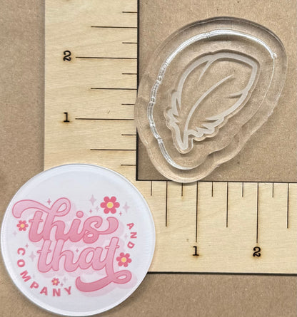 Silicone Mold For Resin | Feather Flat