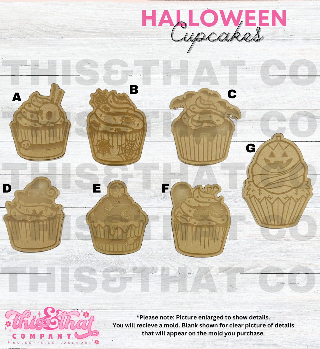 Silicone Mold | Spooky Cupcakes