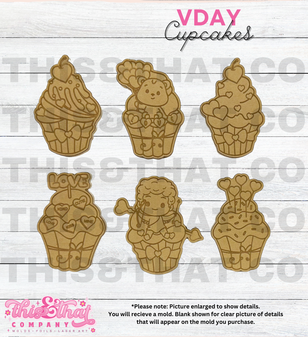 Silicone Mold | Valentines Day Cupcakes | SHOP EXCLUSIVE