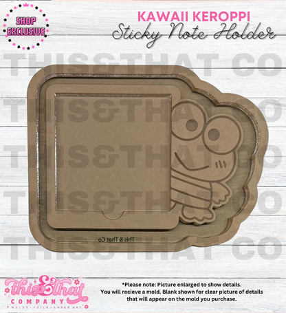 Silicone Mold for Resin | Kawaii San Frog Sticky Note Holder | SHOP EXCLUSIVE