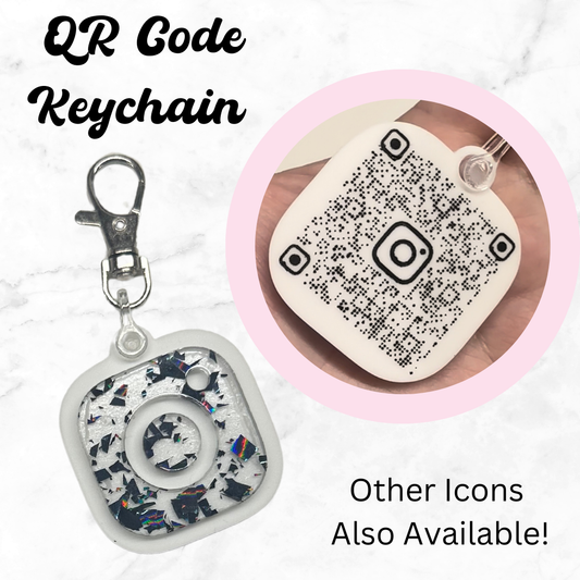 Acrylic Keychains | QR Code Keychain