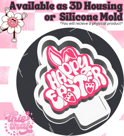 Freshie | Silicone Mold | 'Happy Easter'