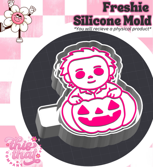 Freshie | Silicone Mold | Horror Pumpkin 3