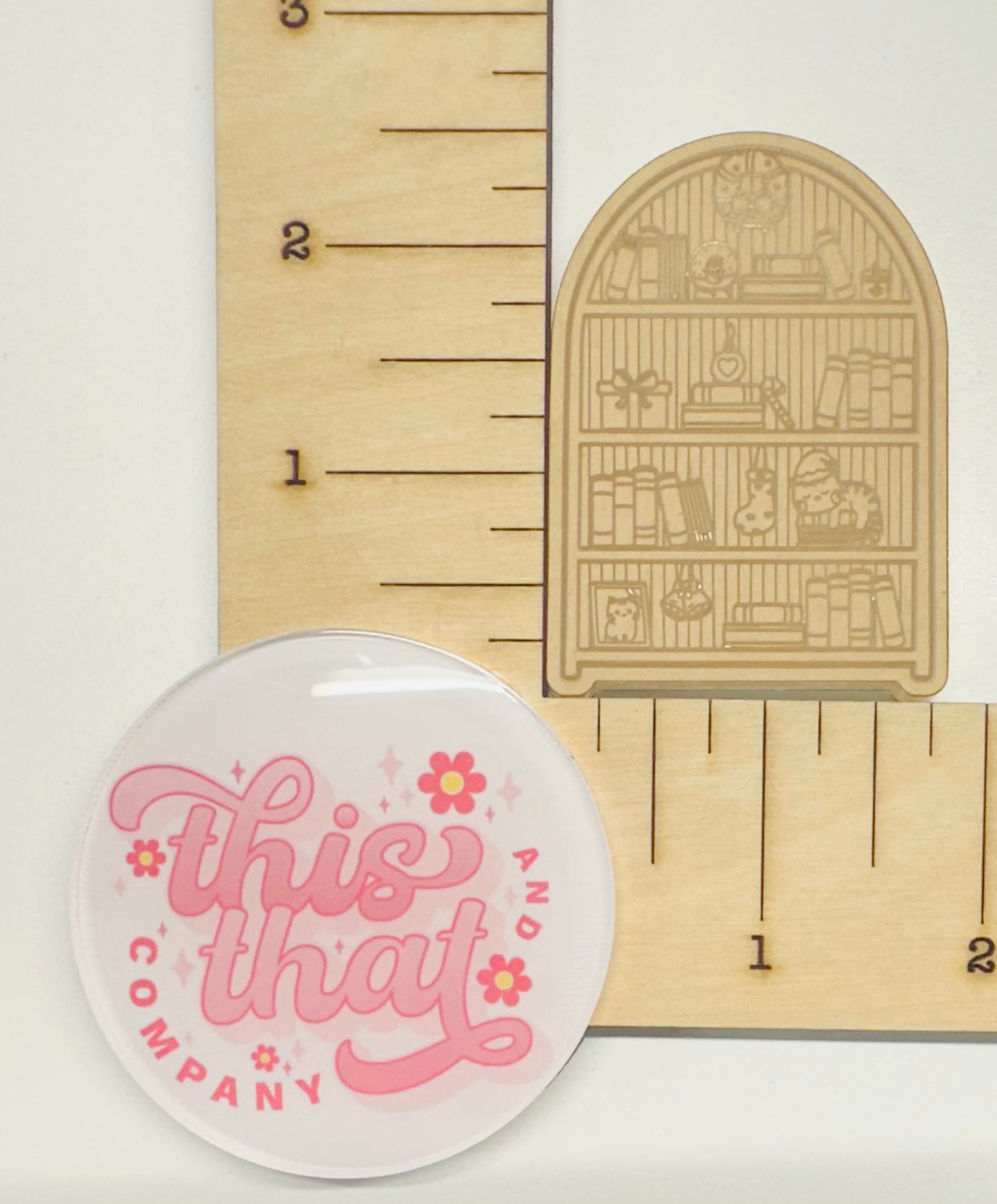 Silicone Mold For Resin |  Christmas Bookshelf Flat